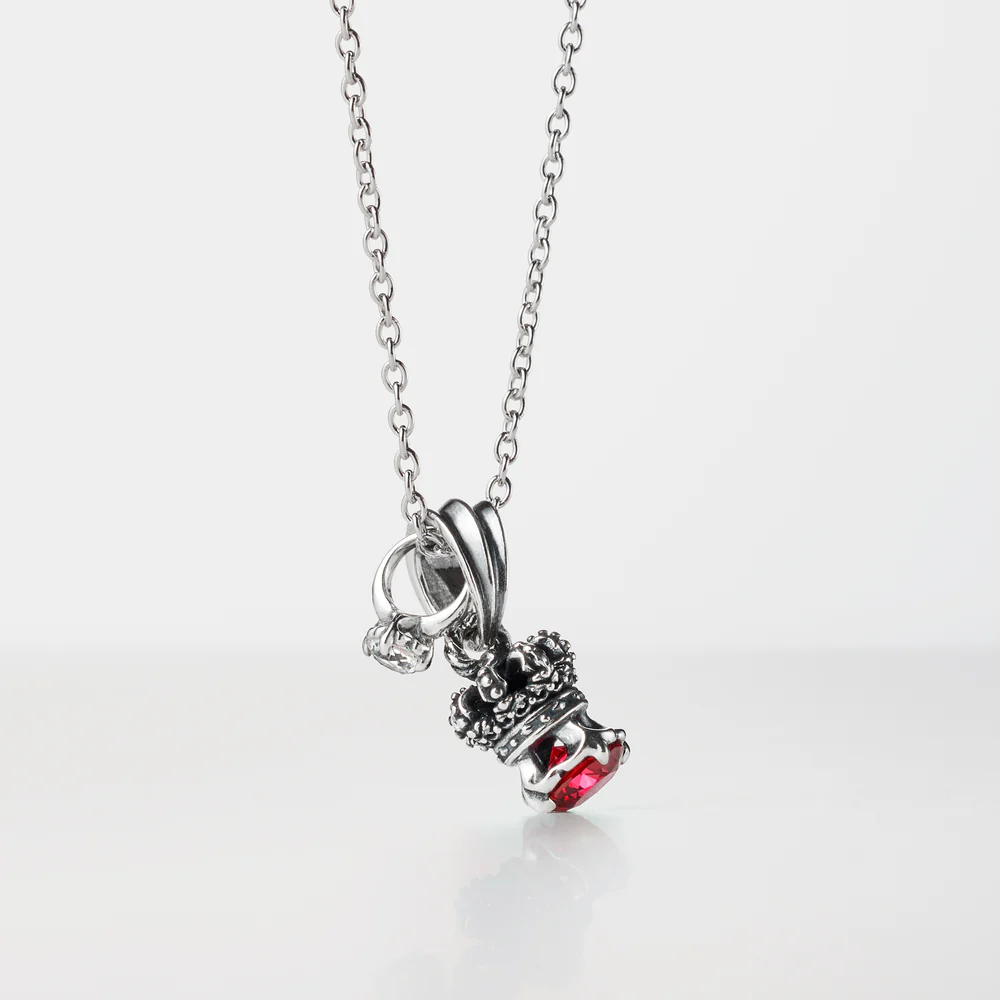 ENCHANTED CROWNLET ネックレス RED 50cm