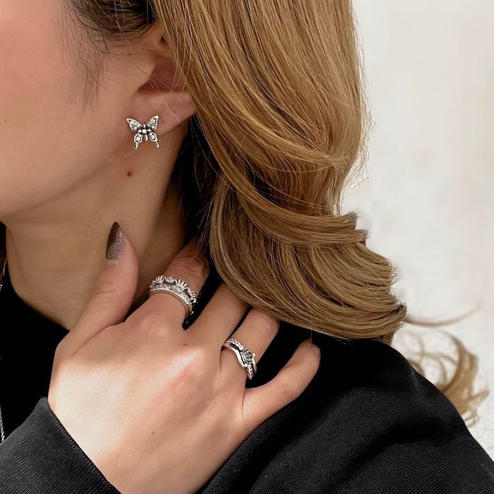 MONARCH ピアス BLACK