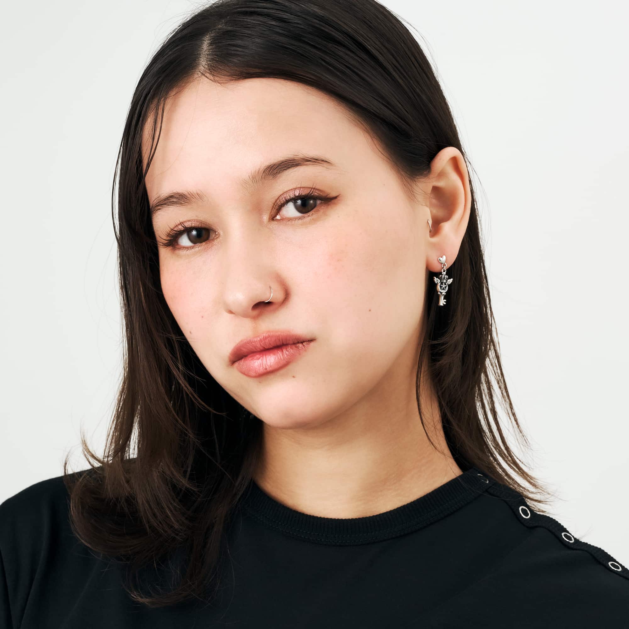 SWEET WAND ピアス(BLACKENED) BLACKENED