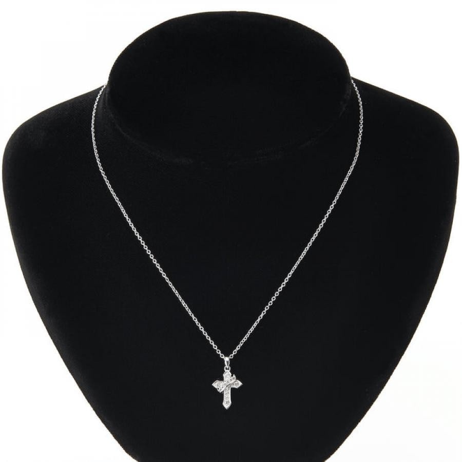 COMPASSION CROSS ネックレス PINK FINISH 45cm