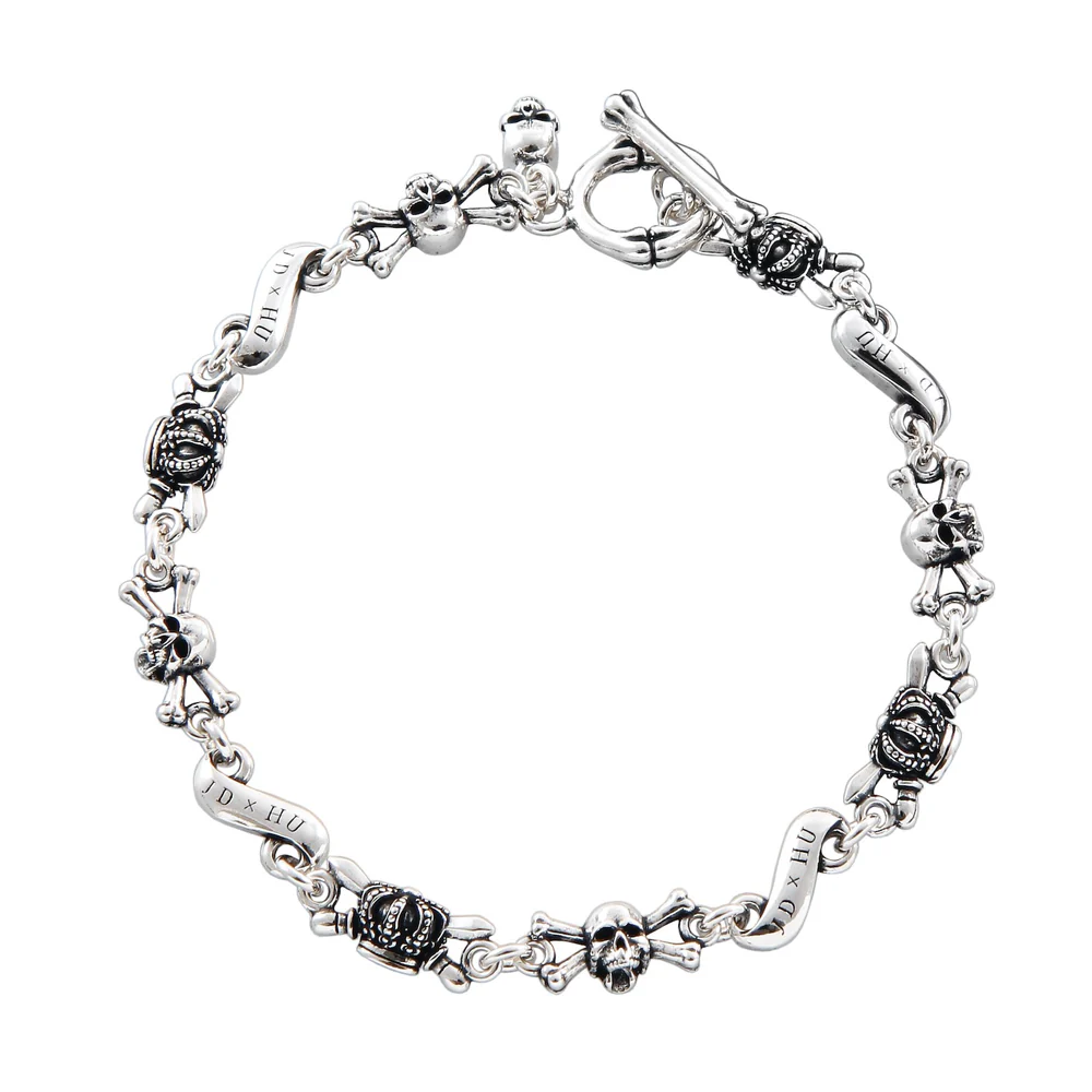  DOUBLE CROSS ブレスレット BLACKENED M