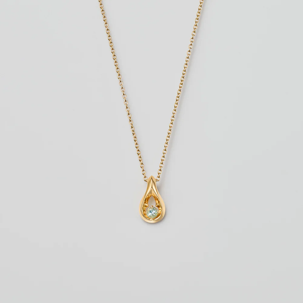 YOUR HOPE/STONE(AQUAMARINE) ネックレス GOLDFINISH/AQUAMARINE 45cm