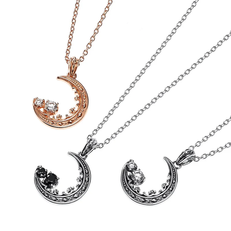 MOON TIARA ネックレス BLACKENED/BLACK 45cm