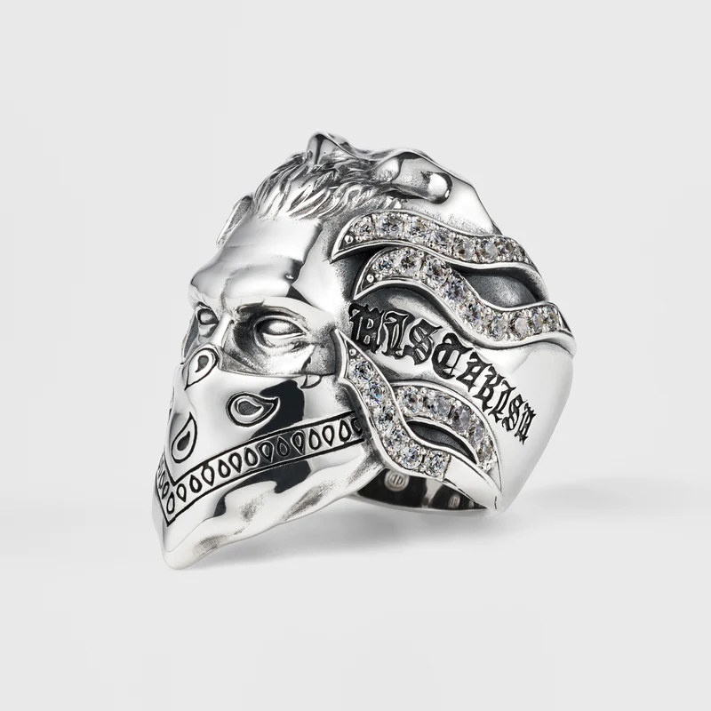 MISTAKISM リング BLACKENED/CLEAR 17号