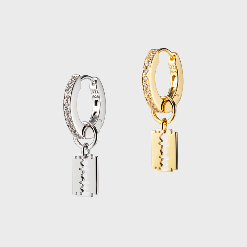 LITTLE JACK / STONE ピアス GOLD FINISH