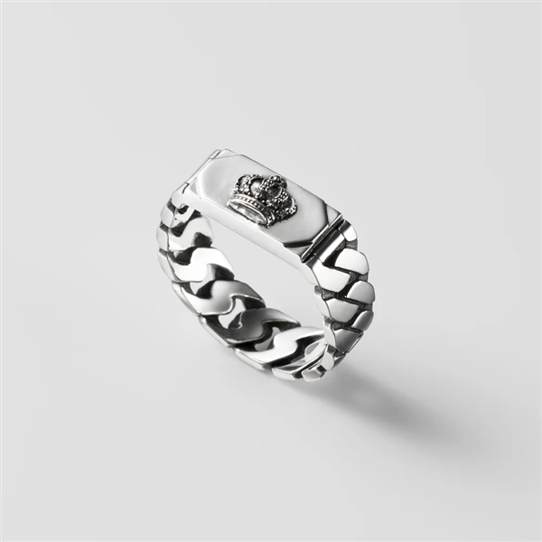 EVER-LINKED リング BLACKENED 9号