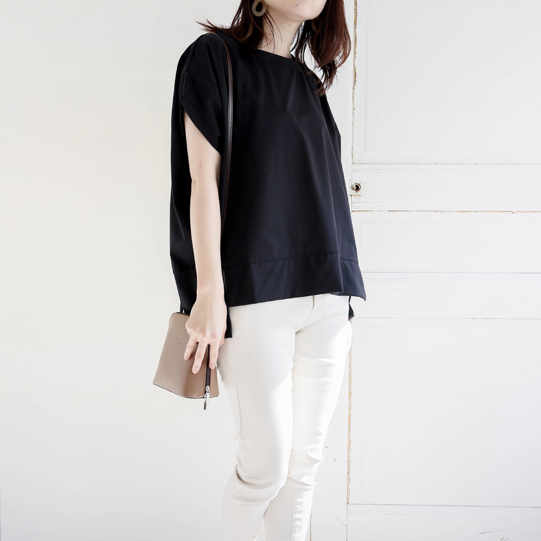 半袖カットソー 黒 F