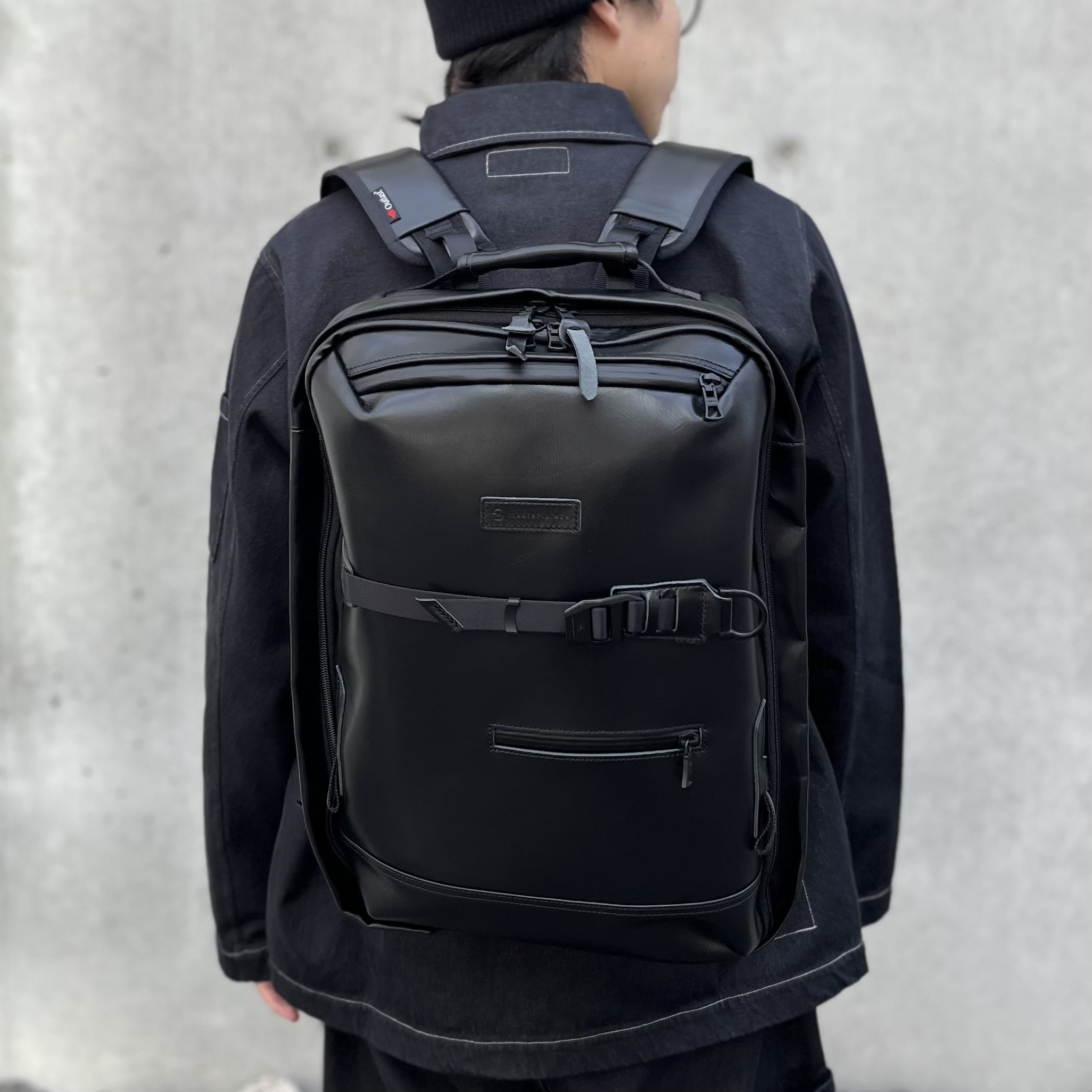 【master-piece】Potential Leather Ver. 2wayバックパック Black Free