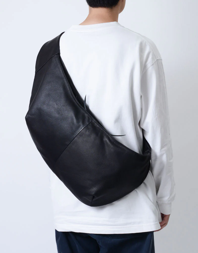 【master-piece】Sash Leather「L」（Black） Black Free