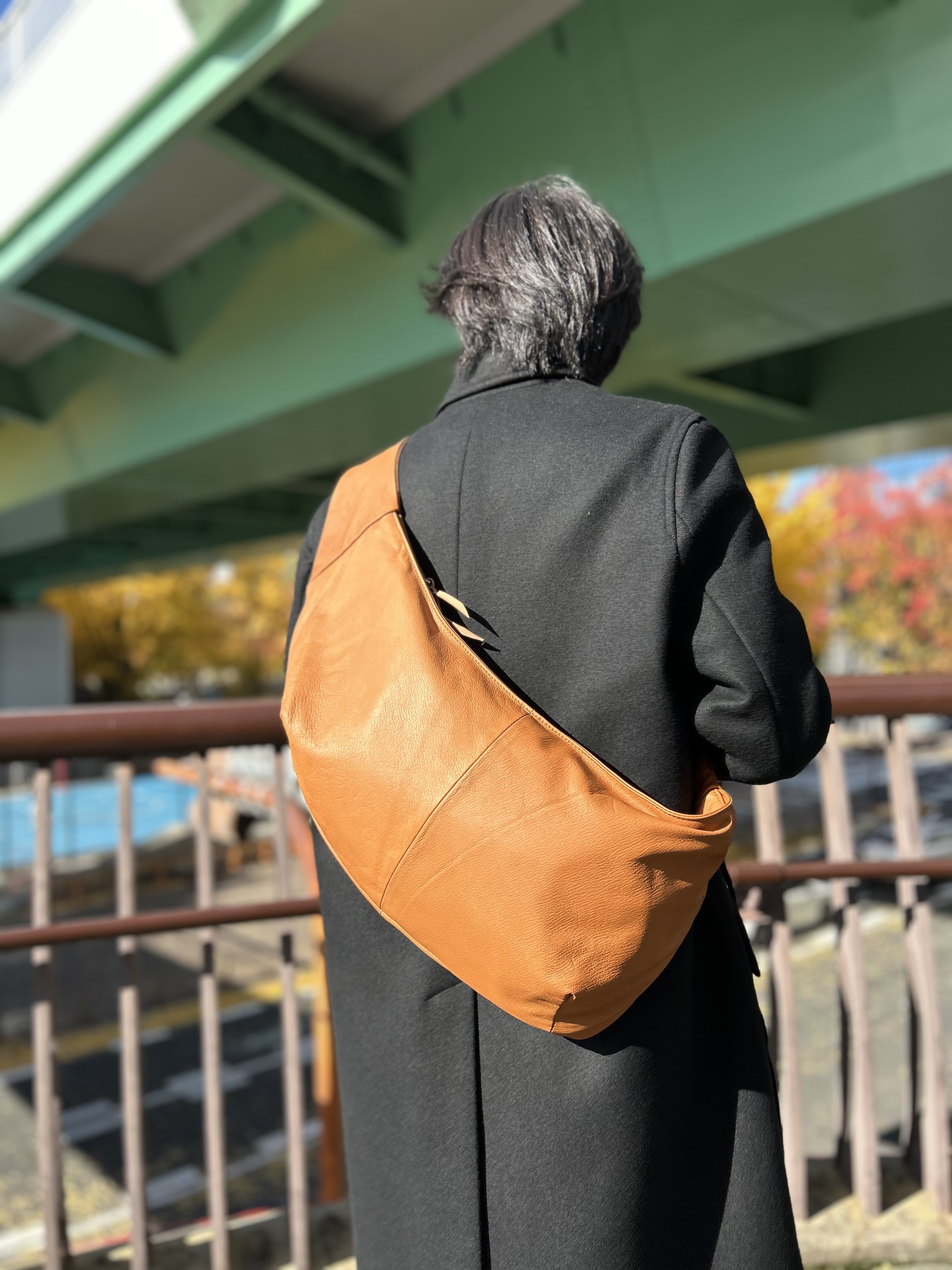 【master-piece】Sash Leather「L」（Camei） Camel Free