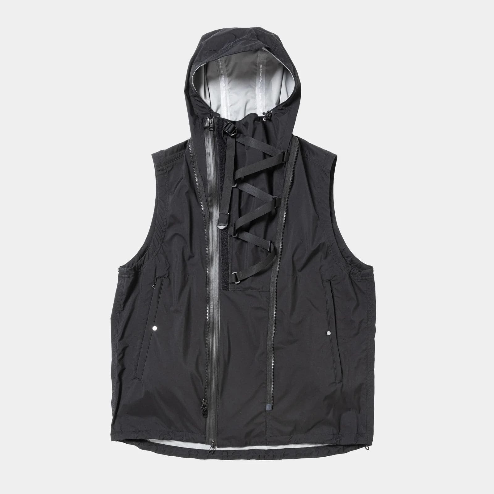 【meanswhile】Air Circulation System Rain Jacket(OFF BLACK) OFF BLACK 2