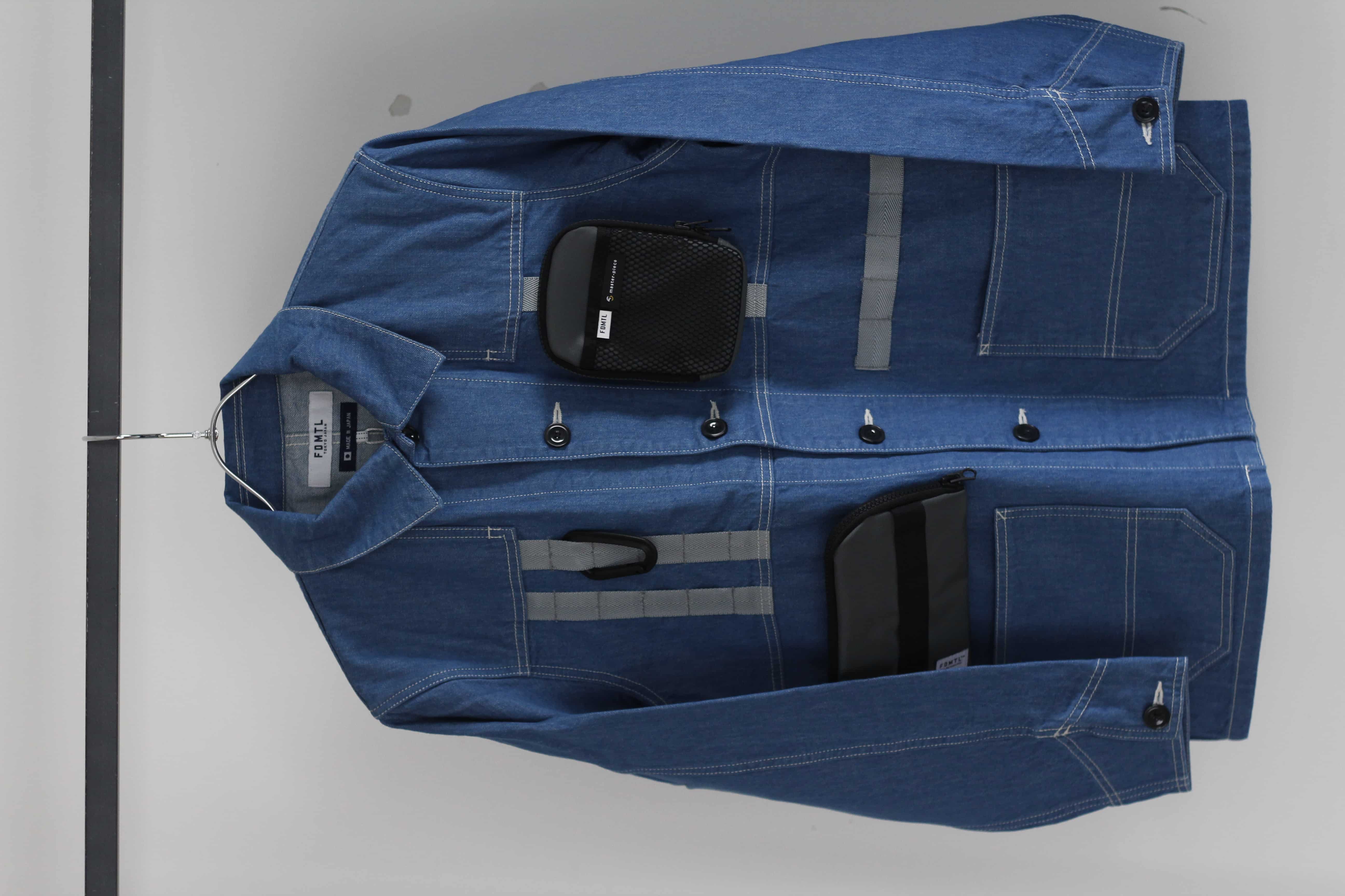 【FDMTL×master-piece -Exclusive item-】COVERALL JACKET for master-piece INDIGO 2