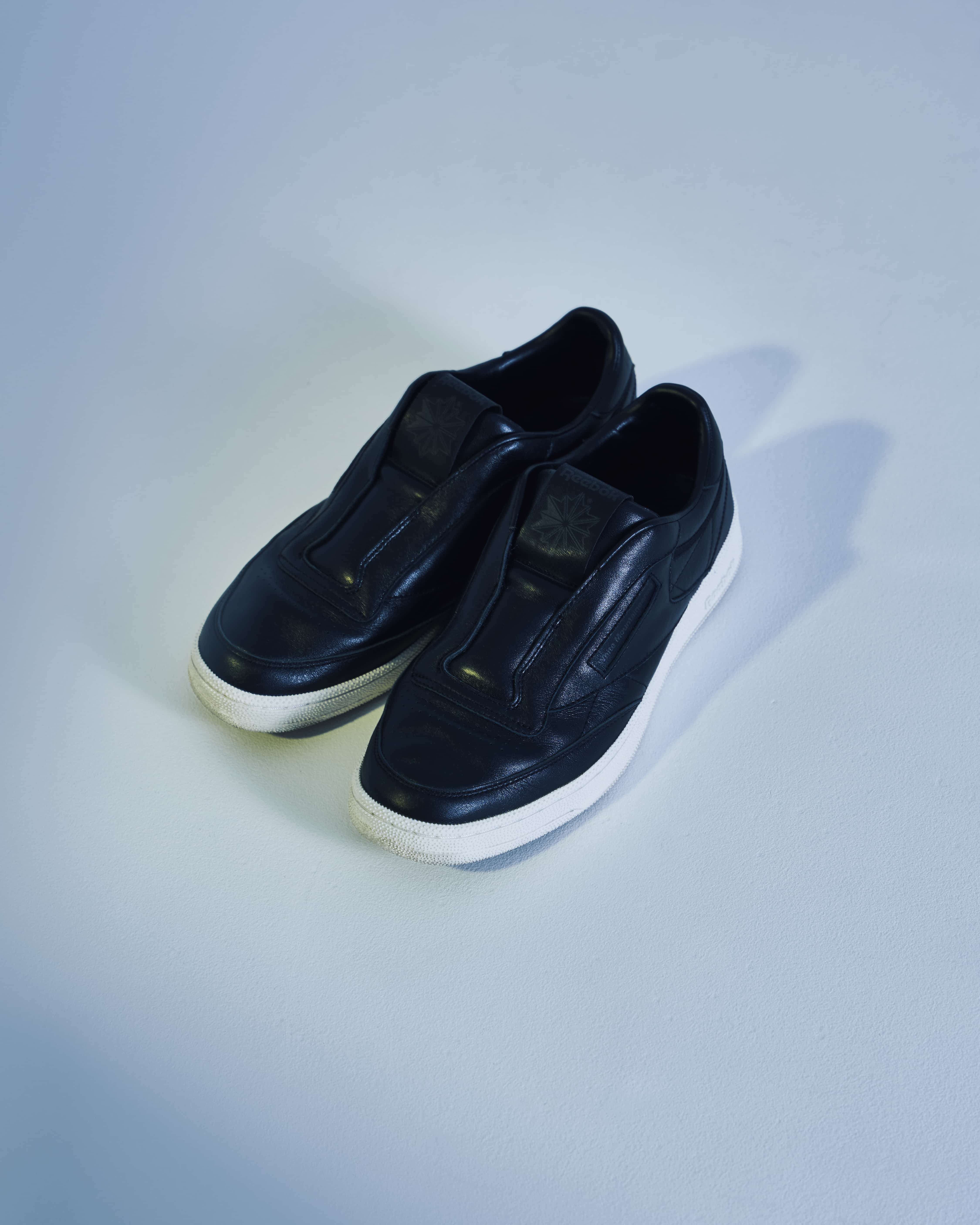 【White Mountaineering × Reebok】WM×Reebok CLUB C 85 VINTAGE SLIP-ON Black 25cm