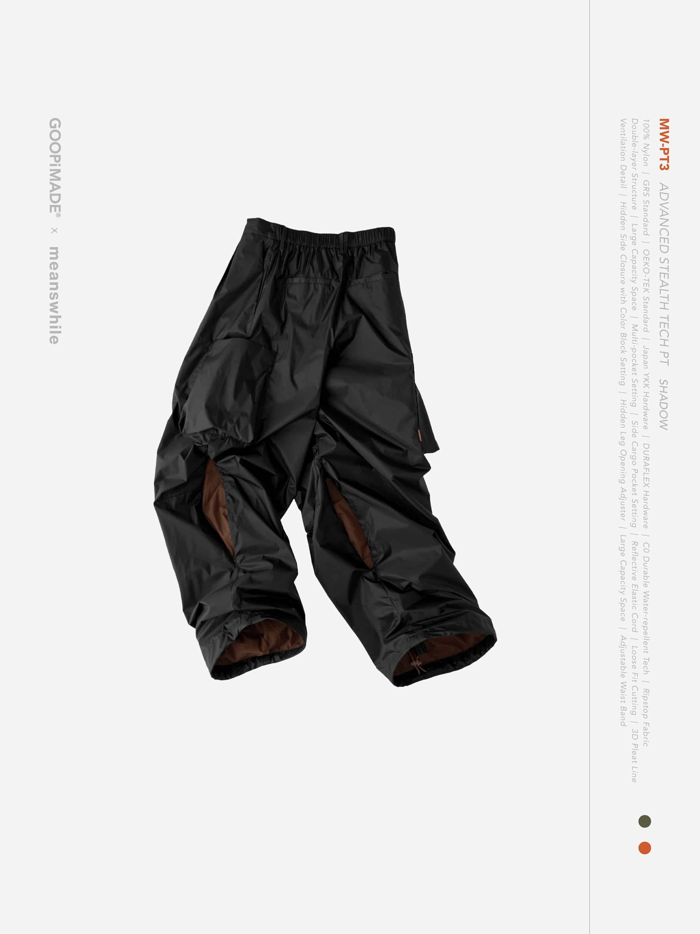【GOOPiMADE×meanswhile】“MW-PT3” Advanced Stealth Tech PT - Shadow Shadow 1