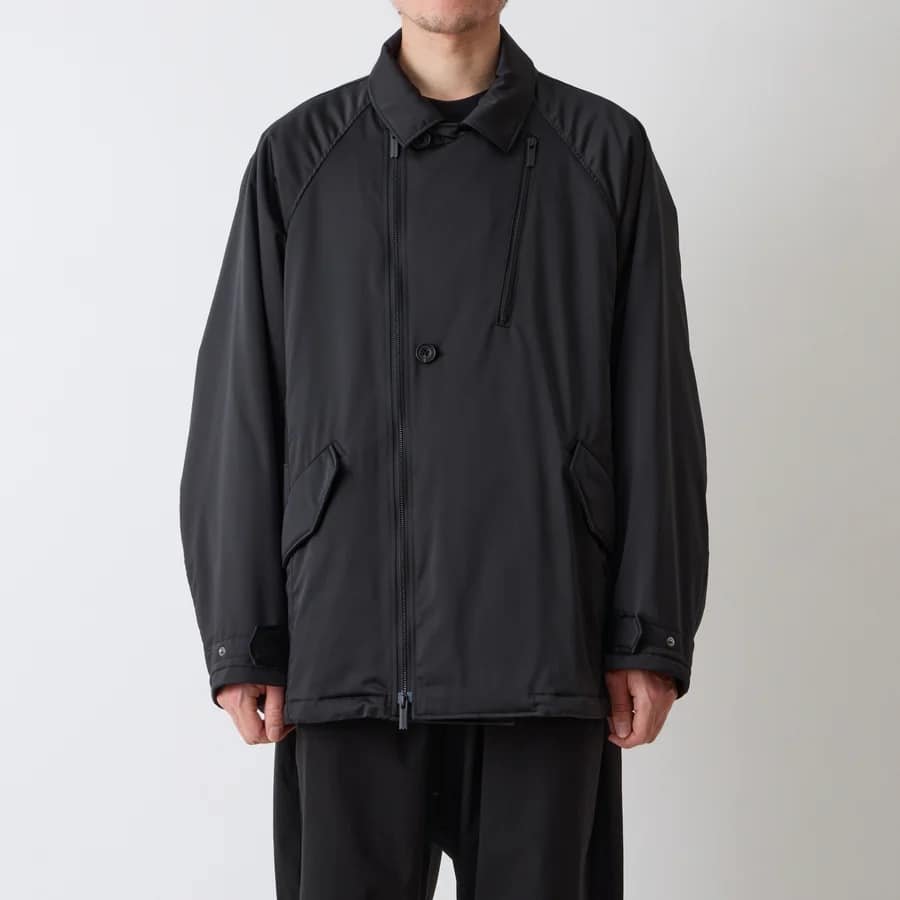 【White Mountaineering】WINDSTOPPER RAGLAN BLOUSON (BLACK) BLACK 1