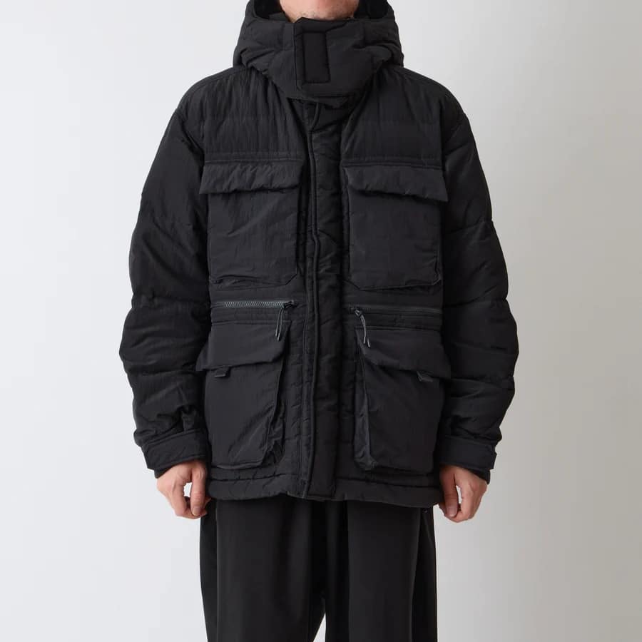 【White Mountaineering】WM × TAION RIPSTOP DOWN JACKET (BLACK) BLACK 1