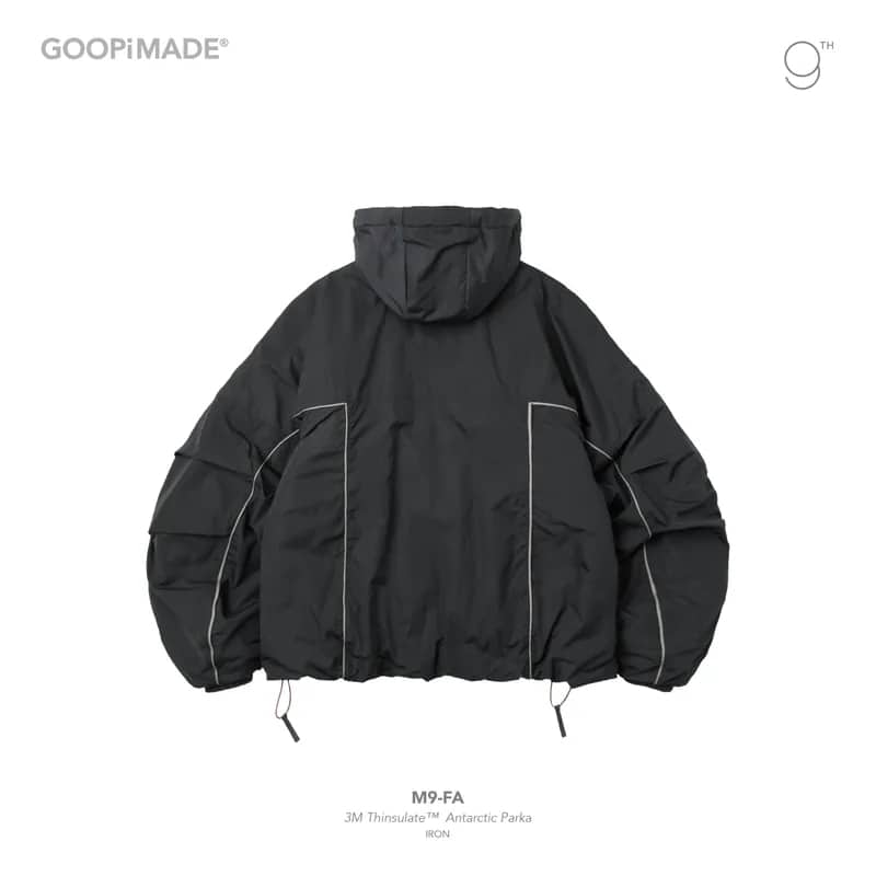 【GOOPiMADE】M9-FA 3M Thinsulate Antarctic Parka (Iron) Iron 1