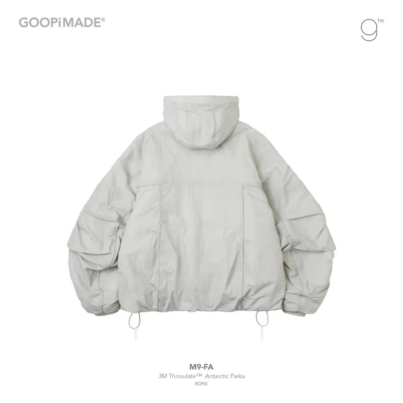  【GOOPiMADE】M9-FA 3M Thinsulate Antarctic Parka (Bone) Bone 1