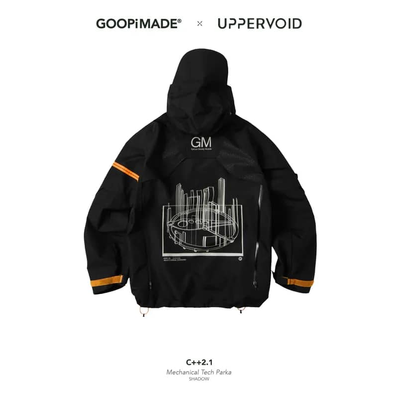 【GOOPiMADE×UPPERVOID】 「GOOPiMADE - 極」 C++2.1” Mechanical Tech Parka Shadow M