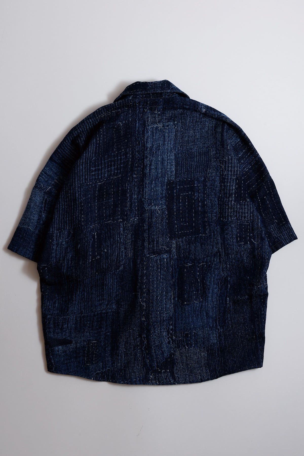 【FDMTL】BORO S/S SHIRT RINSE INDIGO 2
