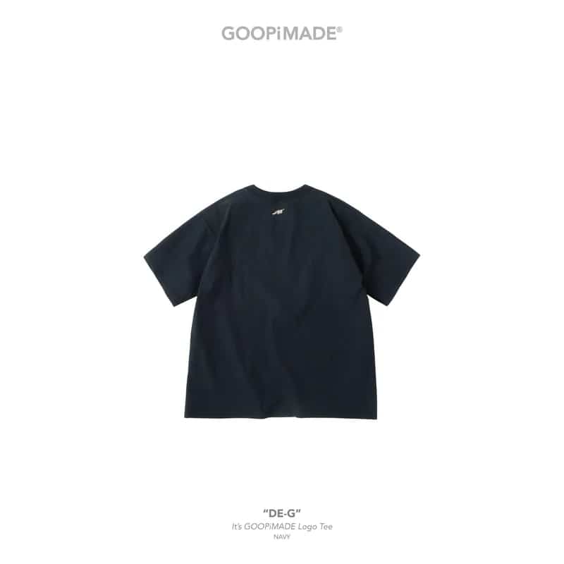 【GOOPiMADE】“DE-G” It’s GOOPiMADE Logo Tee - Navy Navy 2