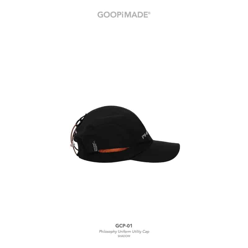 【GOOPiMADE】GCP-01 Philosophy Uniform Utility Cap BLACK Free