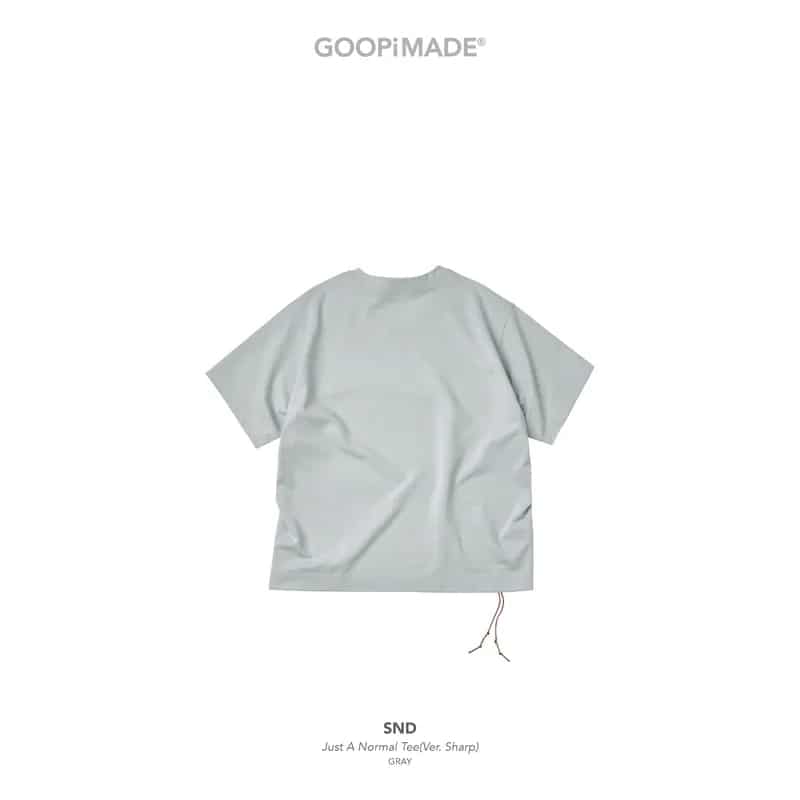 【GOOPiMADE】SND - Just A Normal Tee(Ver. Sharp) - Gray Gray 1