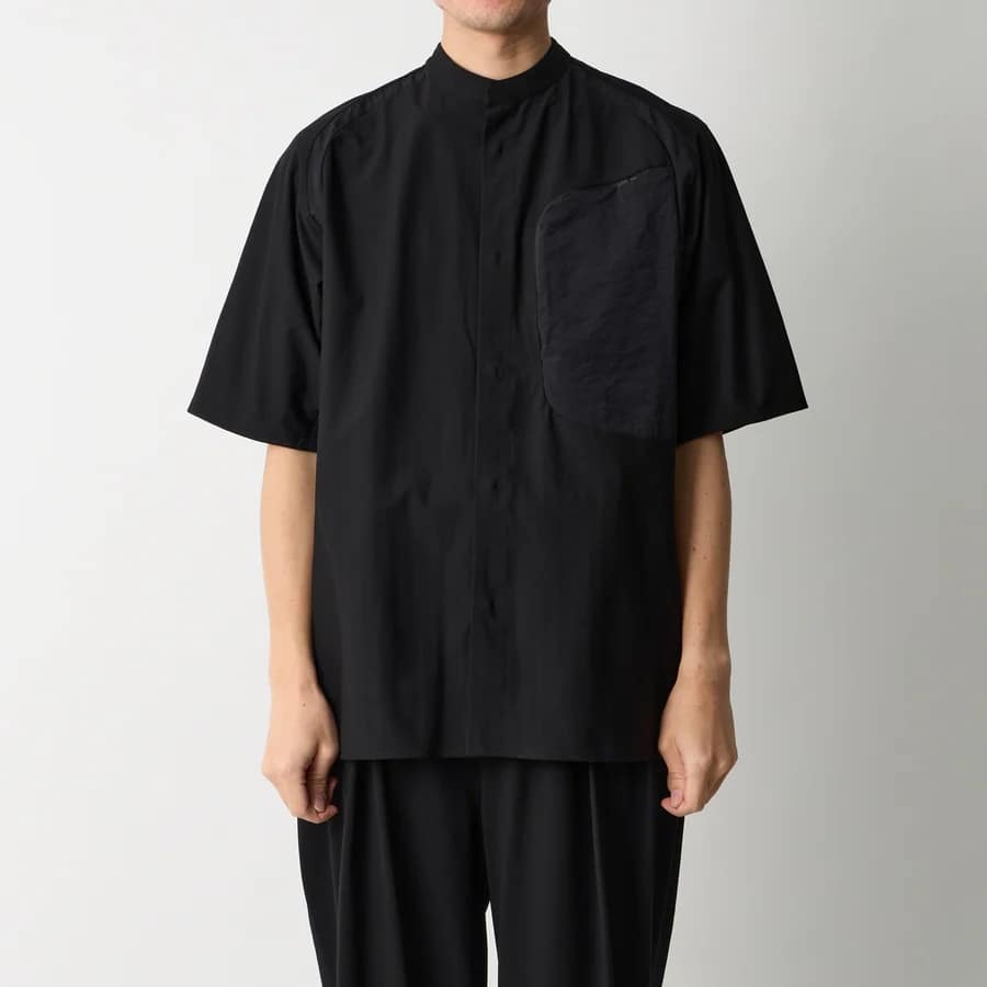 【White Mountaineering BLK】SHORT SLEEVE SHIRT (BLACK) BLACK 2