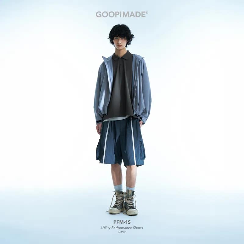 【GOOPiMADE】PFM-1S Utility Performance Shorts - Navy Navy 1