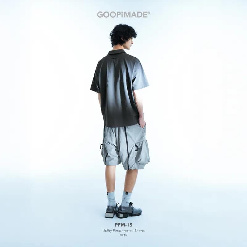  【GOOPiMADE】PFM-1S Utility Performance Shorts - Gray Gray 1