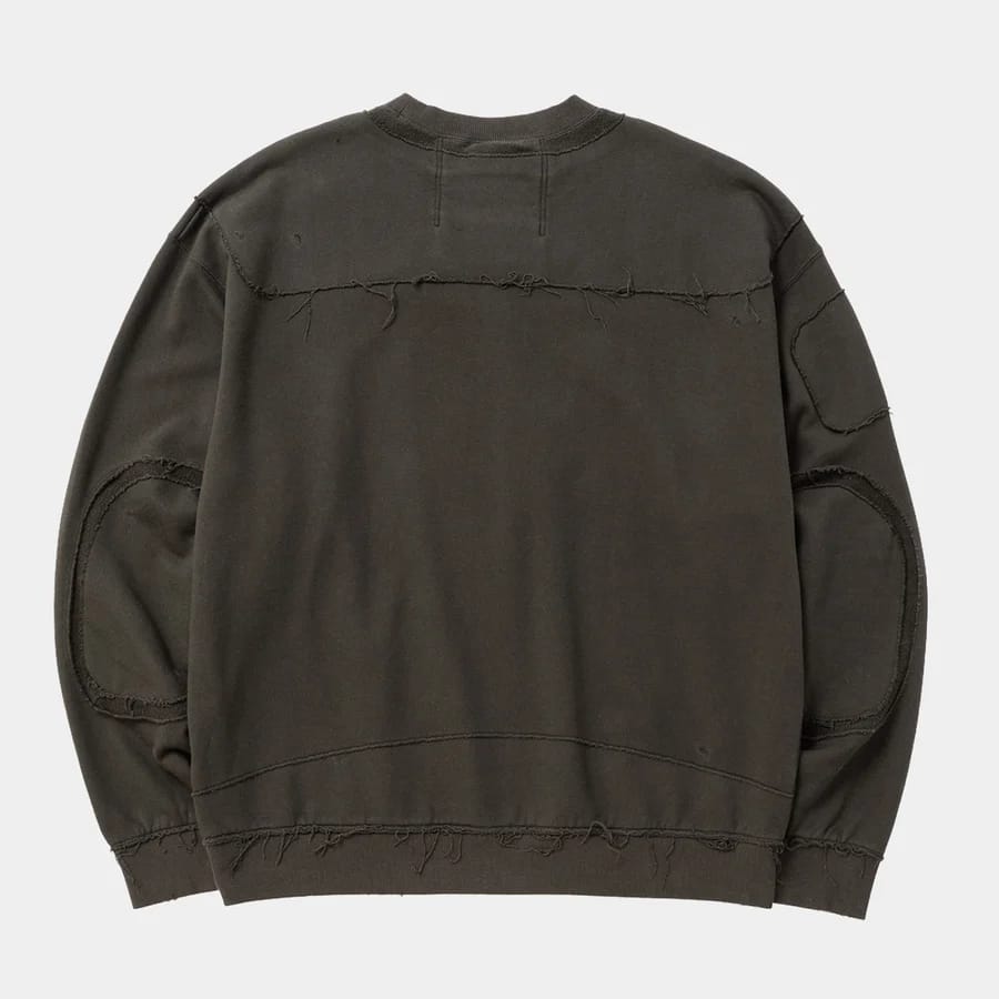 【meanswhile】Stratum Sweatshirt(CHARCOAL) CHARCOAL 1