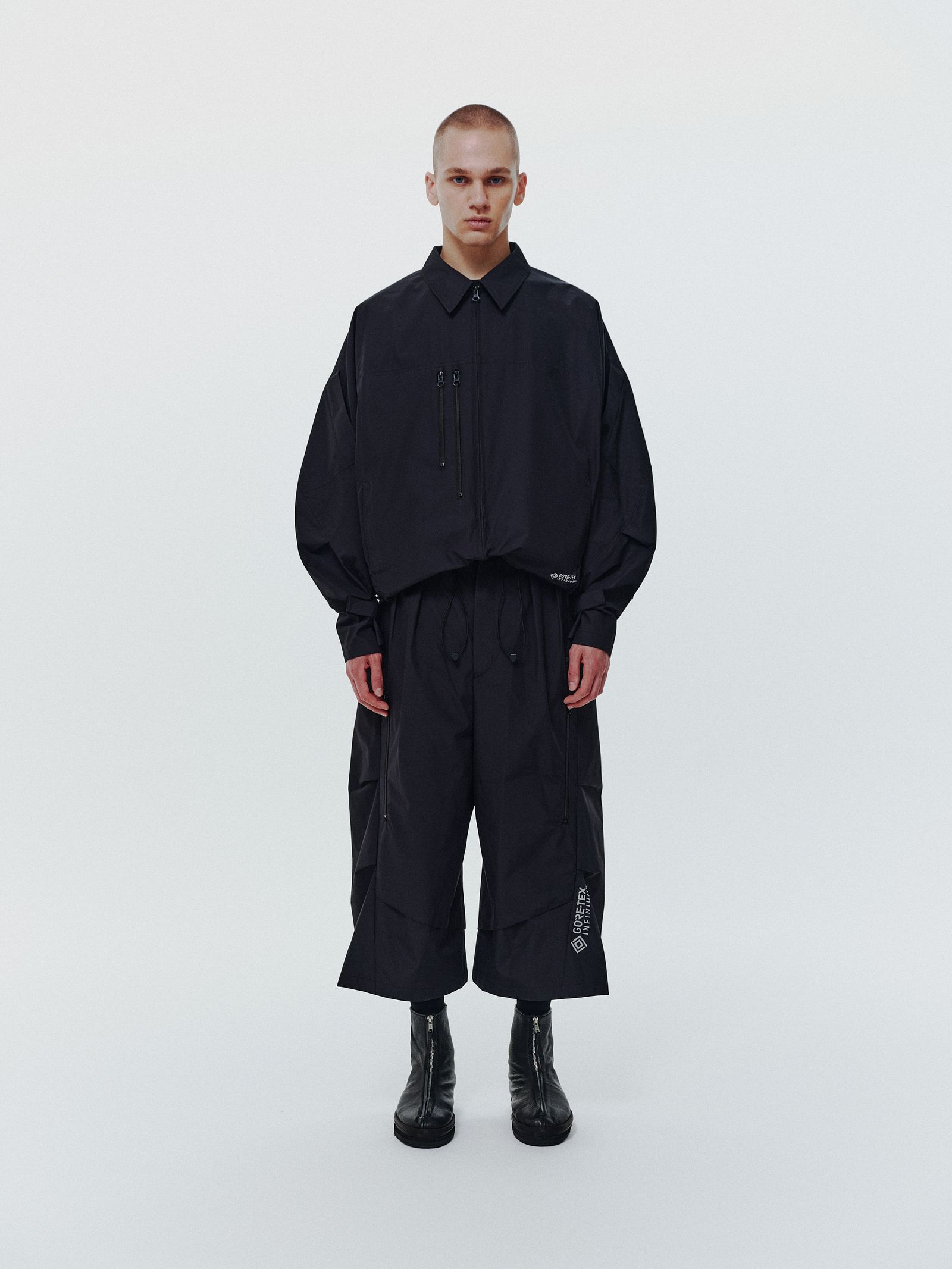 D-VEC×ALMOSTBLACK gore tex pants-