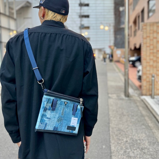 [FDMTL×master-piece] サコッシュ Navy Free