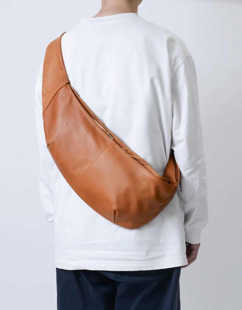 【master-piece】Sash Leather「M」(Camel) Camel Free