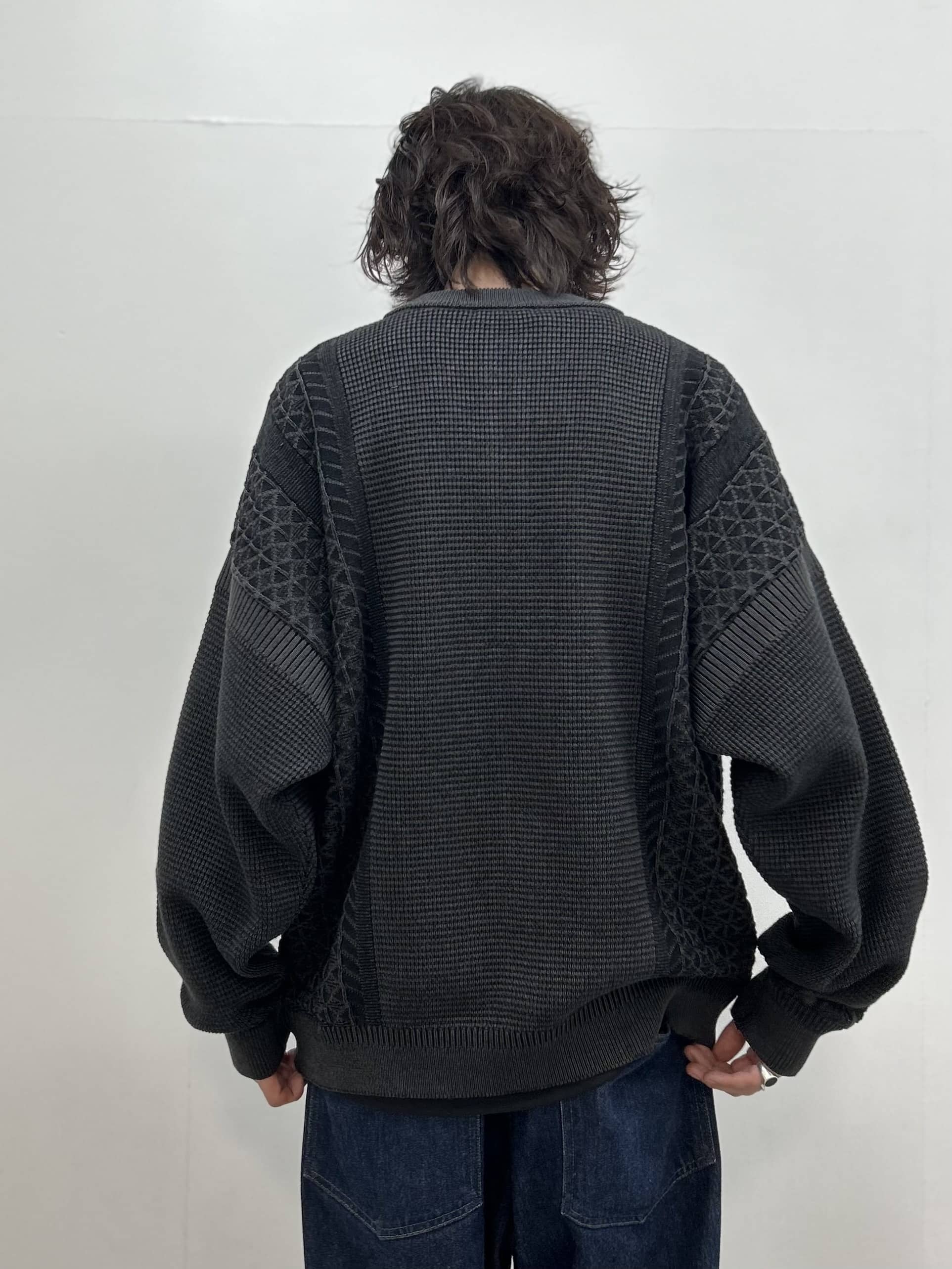 トップス 23SS YASHIKI Hanaikada Cardigan Black 3 Yashiki Hanaikada Cardigan | Black | Canoe Club