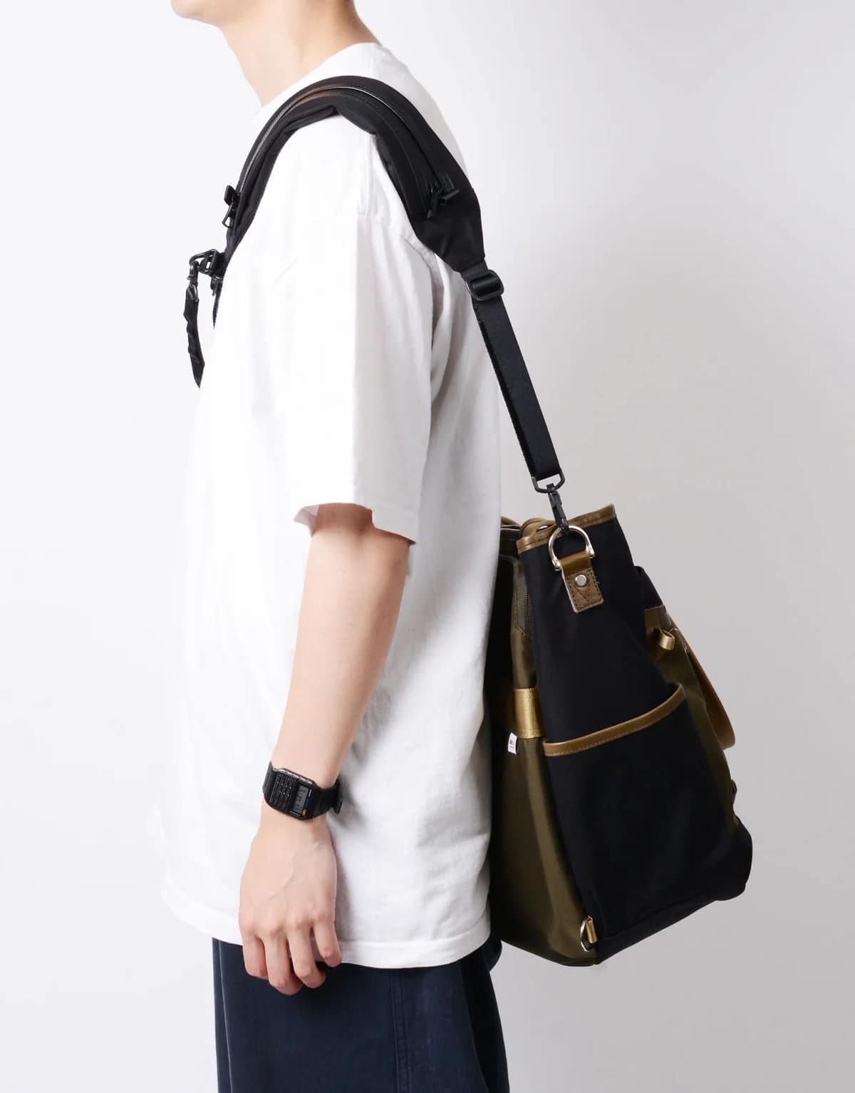 【master-piece】Strapack スリングショルダー(BLACK) BLACK Free
