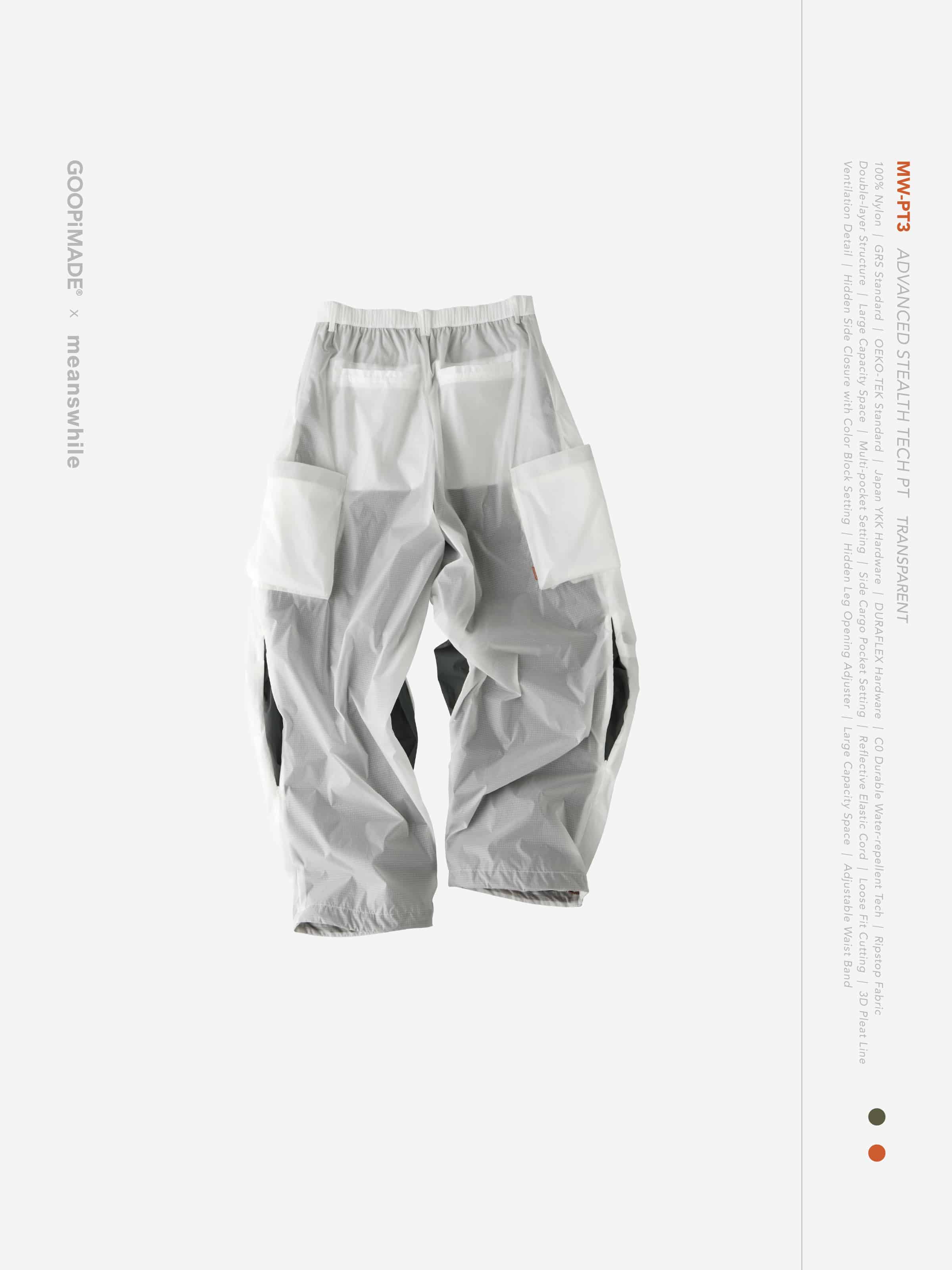 【GOOPiMADE×meanswhile】“MW-PT3” Advanced Stealth Tech PT - Transparent Transparent 1