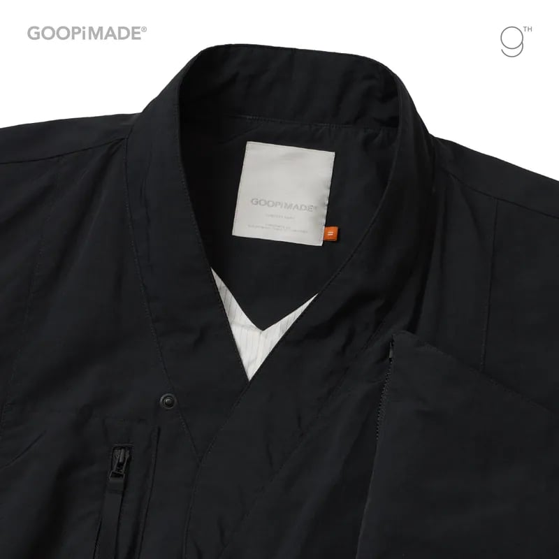  【GOOPiMADE】9th - “EXP-DLC” Short Kimono Jacket (Shadow) Shadow 3