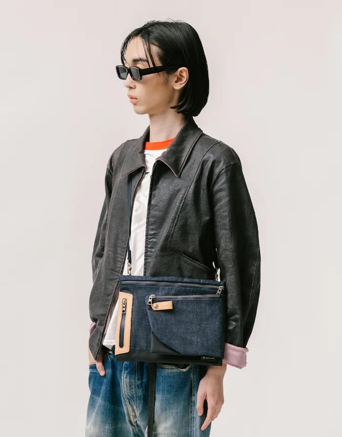 【FULLCOUNT x master-piece Collaboration Series】サコッシュ INDIGO