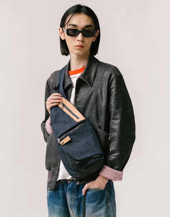 【FULLCOUNT x master-piece Collaboration Series】スリングバッグ INDIGO