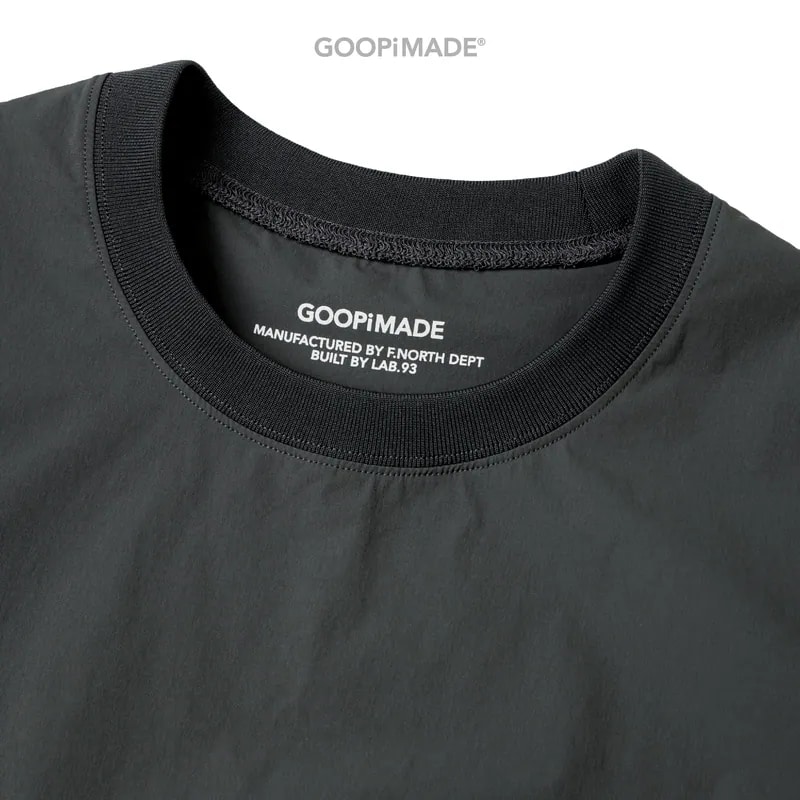 【GOOPiMADE】“DE-G” It’s GOOPiMADE Logo Tee - Gray Gray 2