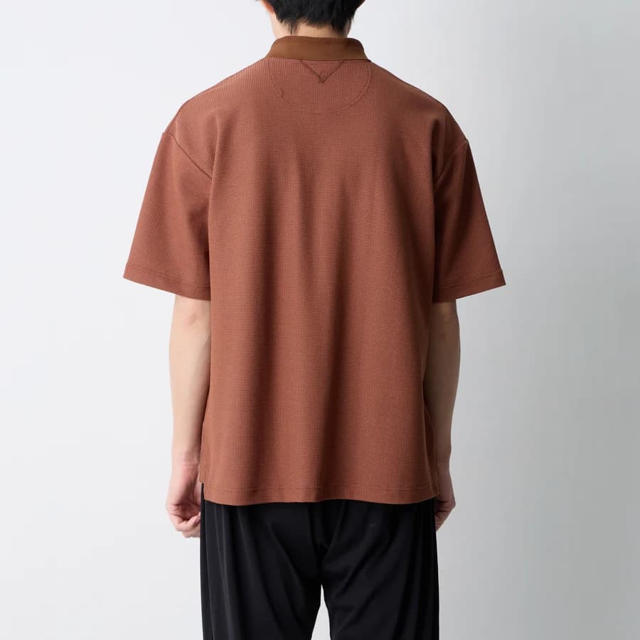 【White Mountaineering】POLO SHIRT (BROWN) BROWN 1