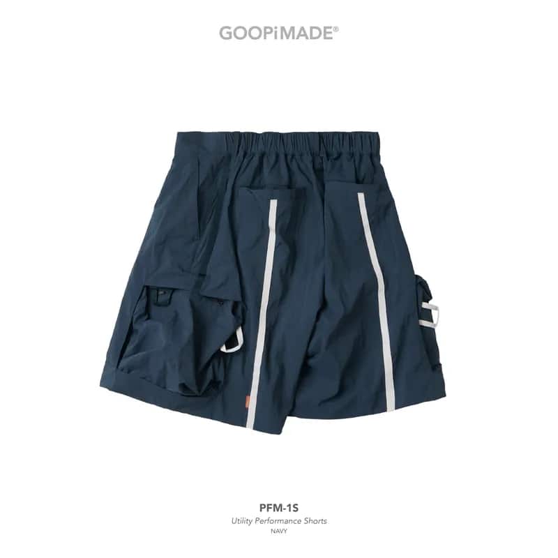 【GOOPiMADE】PFM-1S Utility Performance Shorts - Navy Navy 1
