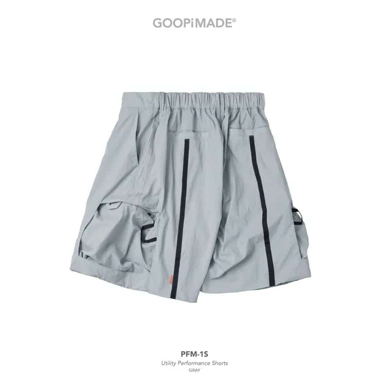  【GOOPiMADE】PFM-1S Utility Performance Shorts - Gray Gray 1