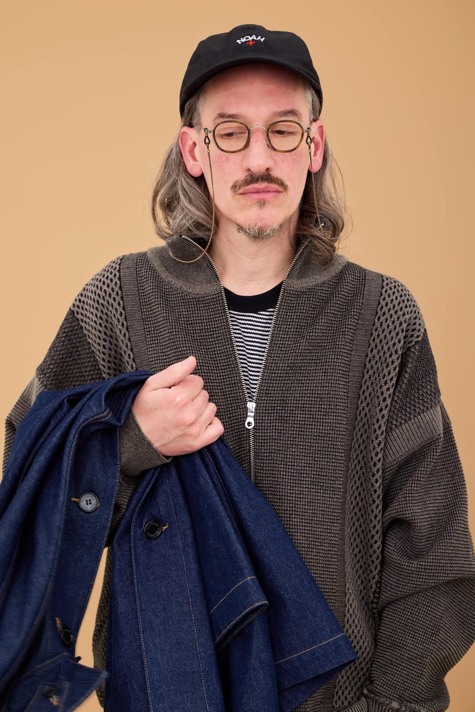 YASHIKI】Karita Half Zip Knit （苅田）(GREIGE)(1 GREIGE)｜ MSPC