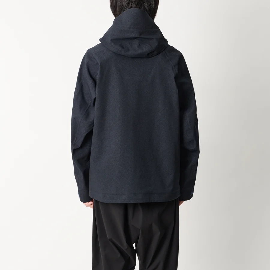 【White Mountaineering】HERRINGBONE 3L MOUNTAIN PARKA (NAVY) NAVY 1
