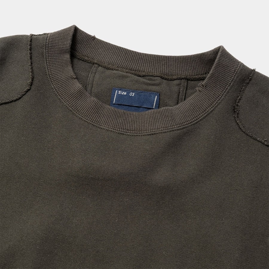 【meanswhile】Stratum Sweatshirt(CHARCOAL) CHARCOAL 1