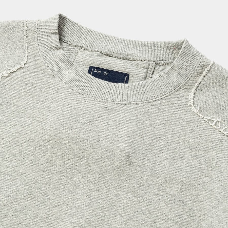 【meanswhile】Stratum Sweatshirt(MIX GREY) MIX GREY 1
