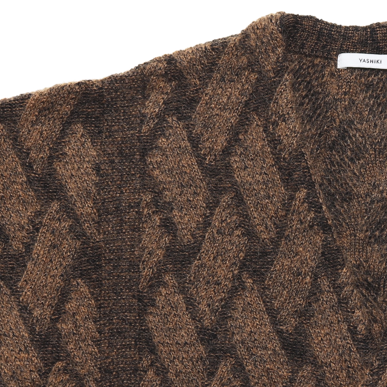 【YASHIKI】Ochiba mohair Cardigan (ORANGE) ORANGE 1