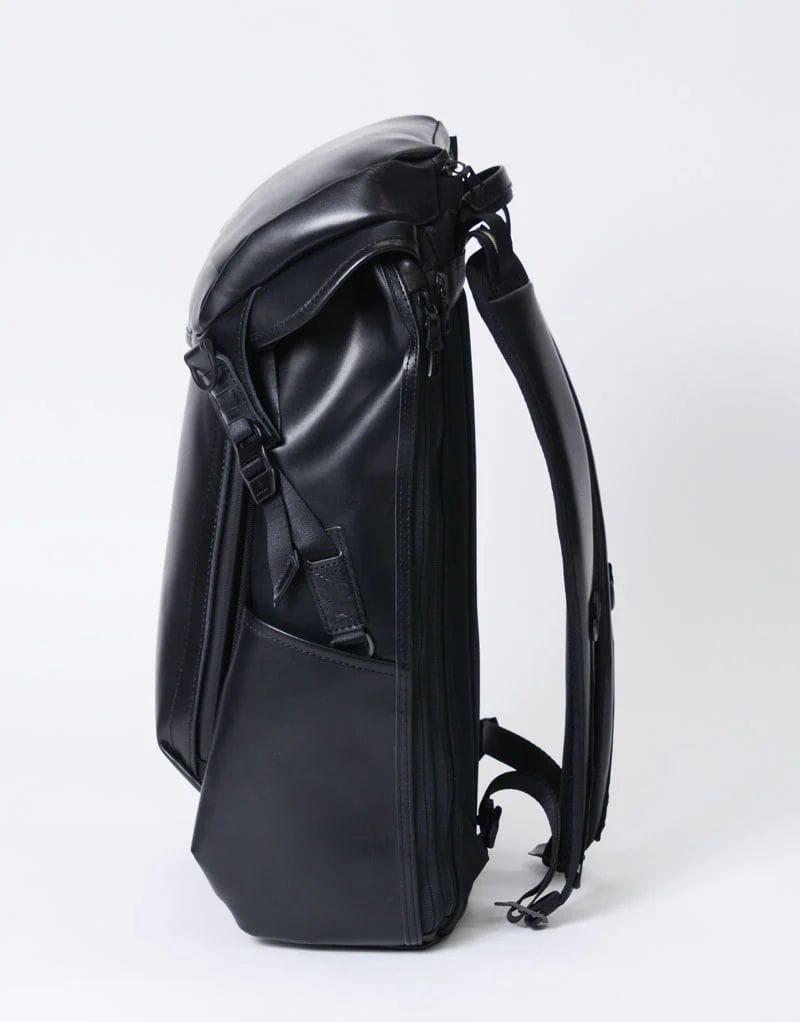 【master-piece】Potential Leather Limited フラップバックパック Black Free